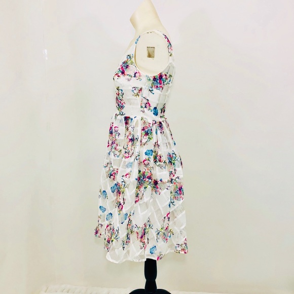 Anthropologie Maeve Peony Garden Floral Dress 4 - Picture 4 of 7